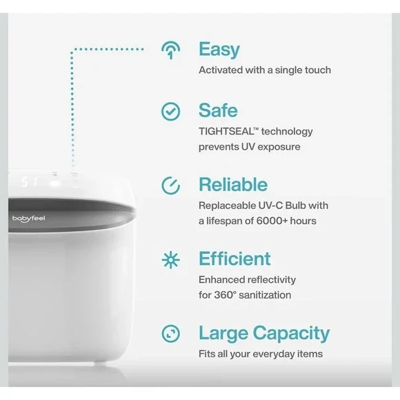 Babyfeel UV-C Sterilizer & Dryer Large Capacity Sanitizer for Bottles & More NIB - Picture 7 of 13